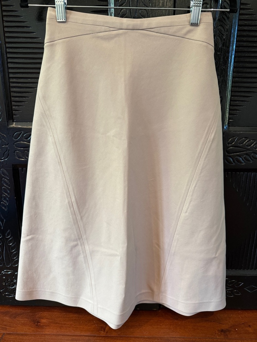 Piazza Sempione Cream A-Line Skirt